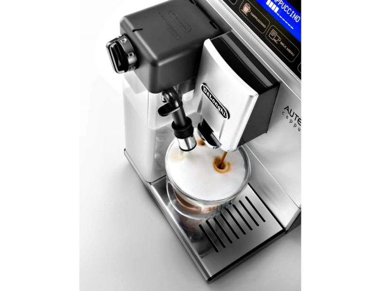 DeLonghi Autentica Cappuccino ETAM 29.660.SB | Kaffeevollautomat | Soft Touch Buttons | Latte Crema System | 15 bar | Farbe: Silber/Schwarz
